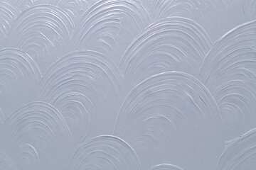 Light gray textured surface with arched, brushstrokes