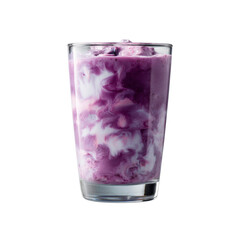 Delicious Blueberry Smoothie in Glass