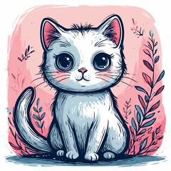Cute Cat Design Very Cool	
