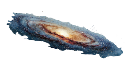 Spiral galaxy, vast and detailed