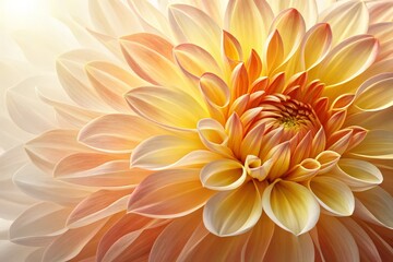 Obraz premium Soft focus abstract floral background with light and flowing petals