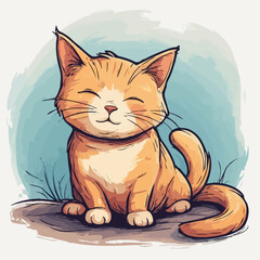 Cute Cat Design Very Cool