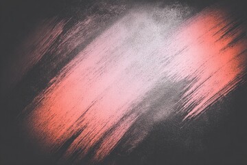 Abstract painted background with diagonal brushstrokes in muted coral and gray
