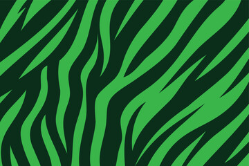 Green Zebra Stripe Pattern Background Vector — Seamless Animal Print,
Abstract Green Tiger Stripes – Modern Animal Print Wallpaper Design