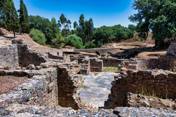 Roman baths ruins at Mirobriga