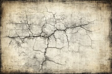 Cracked, aged, textured surface