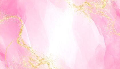 Delicate pink and gold abstract background