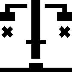 Obraz premium No Beach Shower Icon