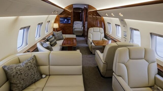 Luxurious Private Jet Interior Tour: Exquisite Design, Exclusive Travel