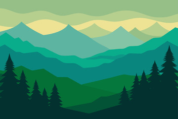 Fototapeta premium mountain landscape in the mountains