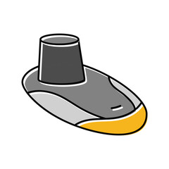 spray skirt kayak water trip tourism color icon vector illustration