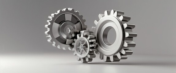 Gears symbolize collaboration and precision in recruitment and hiring practices. The focus is on how teamwork and effective communication drive success in engineering projects