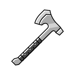 wire saw titanium ultralight color icon vector illustration