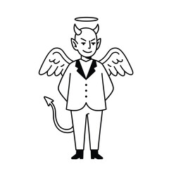 devil wear an angel suites