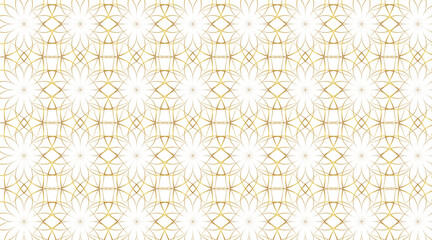 vector seamless pattern with golden stars