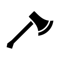 Axe Icon Vector Illustration Glyph Version