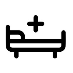 Fototapeta premium icon bed