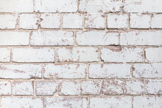Fototapeta Rustic white brick wall background