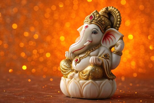 Celebrating the Auspicious Arrival of Lord Ganesha the Remover of Obstacles and Bestower of Wisdom and Prosperity during Ganesh Chaturthi Festivities
