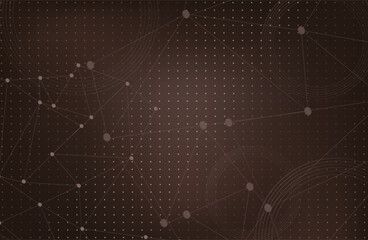  brown background with golden brown circles.luxury mocha mousse fabric.  modern background with radiance. Product presentation. vector illustration. Premium brown background design