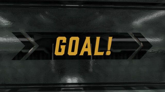 
金属がシャッターして場面が切り替わる,GOAL!,トランジション3種類 , 矢印,3D,CG,スポーツ,サッカー,アルファチャンネル,
Metal shutter closes and scene changes, GOAL!, 3 types of transitions, Arrow, 3D, CG, Sports, Soccer, Alpha Channel