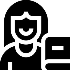 Graduate Student Vector Icon