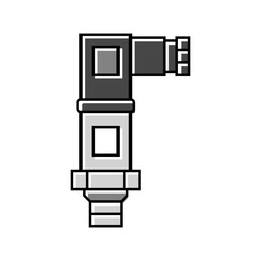 pressure sensor module color icon vector illustration