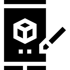 Tablet Pen Vector Icon