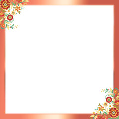 Obraz premium seamless pattern with floral elements
