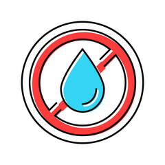 leakproof color icon vector illustration