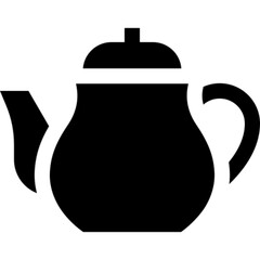 Chinese Teapot Vector Icon