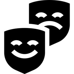 Theater Building Vector Icon