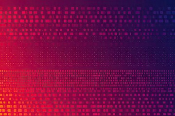 Abstract geometric pattern of rows of rectangles in vibrant red-purple gradient