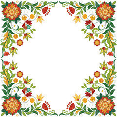 seamless pattern with floral elements