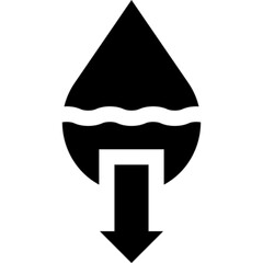 Water Crisis Vector Icon