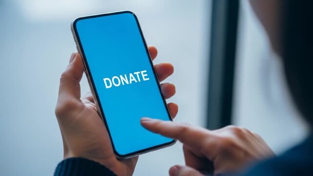 Mobile Donation A Simple Tap Makes a Difference Giving Back Through Technology.