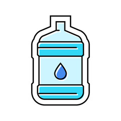 easy refill color icon vector illustration