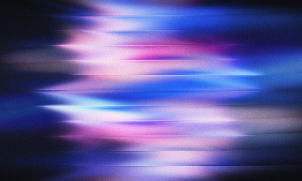 Abstract digital glitch art with horizontal motion blur lines and colorful effects. Wallpaper Background