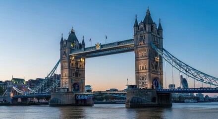 Tower Bridge at dawn, London (1)