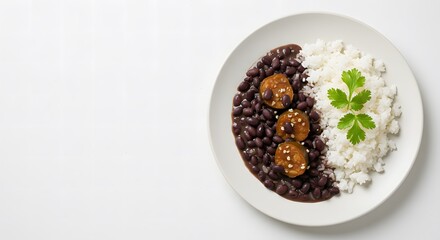 Moros y Cristianos: Traditional Black Beans and White Rice Dish