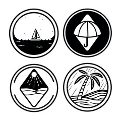set of icons