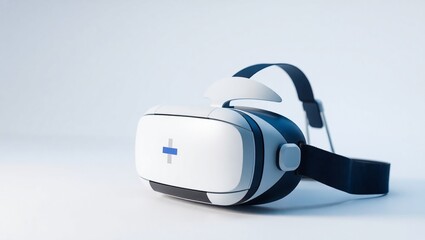 Modern VR Headset for Immersive Digital Experiences and Metaverse Tech