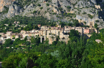 Fototapeta premium Moustiers Sainte Marie. France, Provence