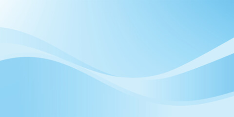 Abstract white wavy glowing lines on a blue background. Futuristic digital high-technology pattern abstrac