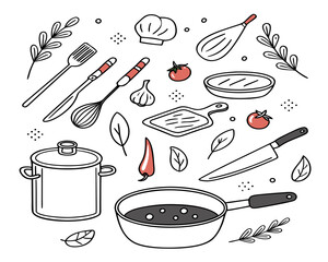 set of cooking 