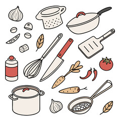 set of cooking 