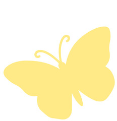simple elegant butterfly - layered cut file - spring clip art