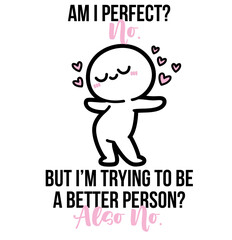 funny sarcastic stickman quote - layered cut file - 