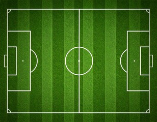 Soccer field, overhead view