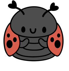 kawaii ladybug